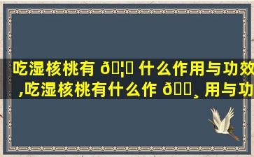 吃湿核桃有 🦊 什么作用与功效,吃湿核桃有什么作 🌸 用与功效禁忌